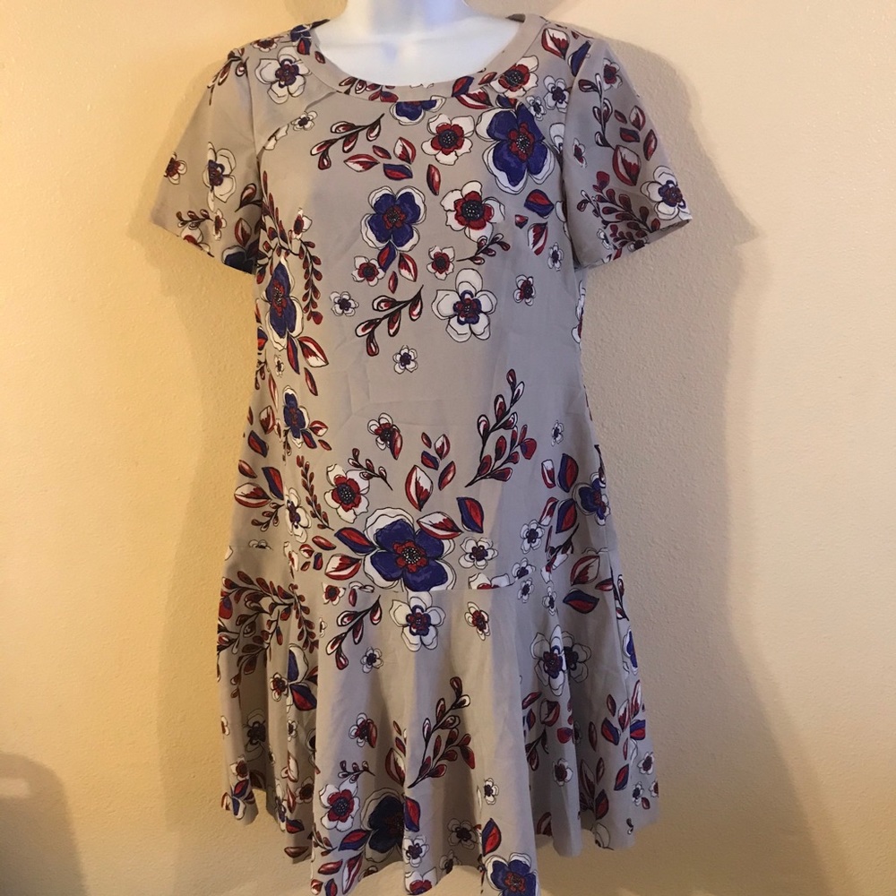 Banana Republic floral dress Sz O